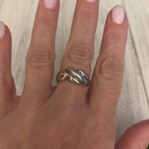 Vintage Sterling Silver Ring size 7.5 marked 925 NF